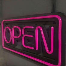 Load image into Gallery viewer, Open Sign Neon - Pink Large
