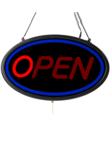 Load image into Gallery viewer, Open Sign - Simple resin Red/Blue - UK-signs.com