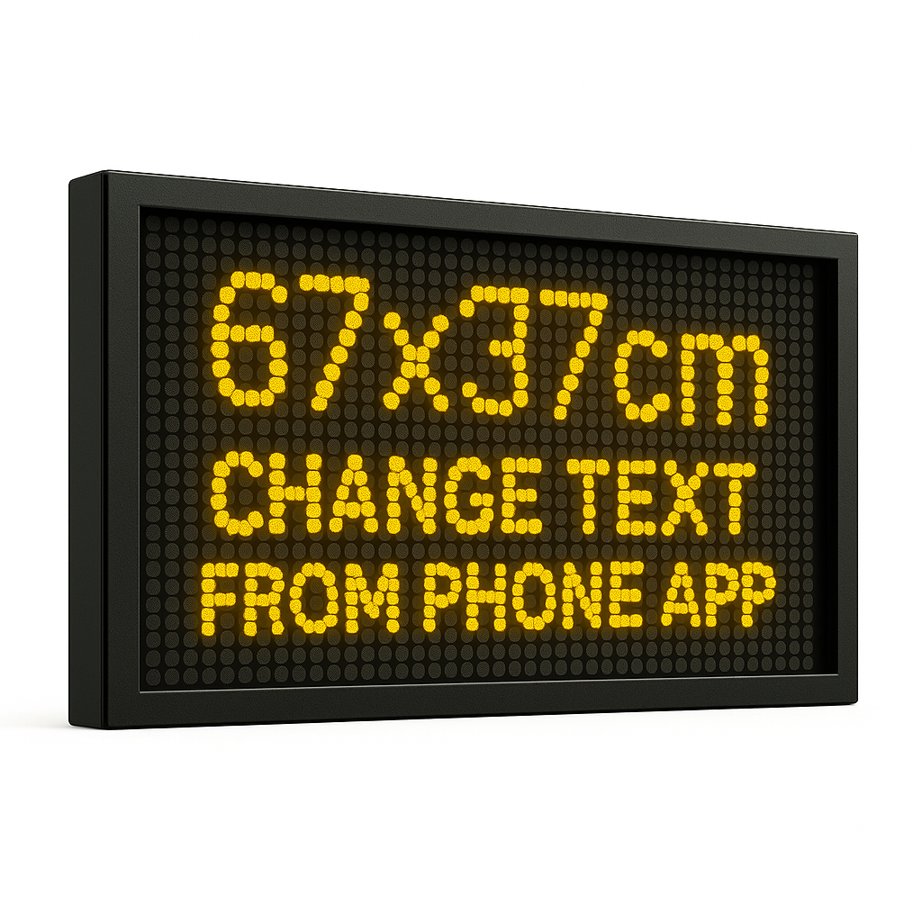 The Notice Board LED Shop Front 67X37cm