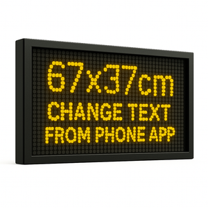 The Notice Board LED Shop Front 67X37cm