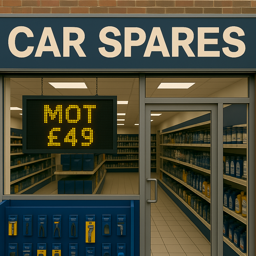 The Notice Board LED Shop Front 67X37cm