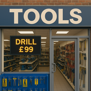 The Notice Board LED Shop Front 67X37cm