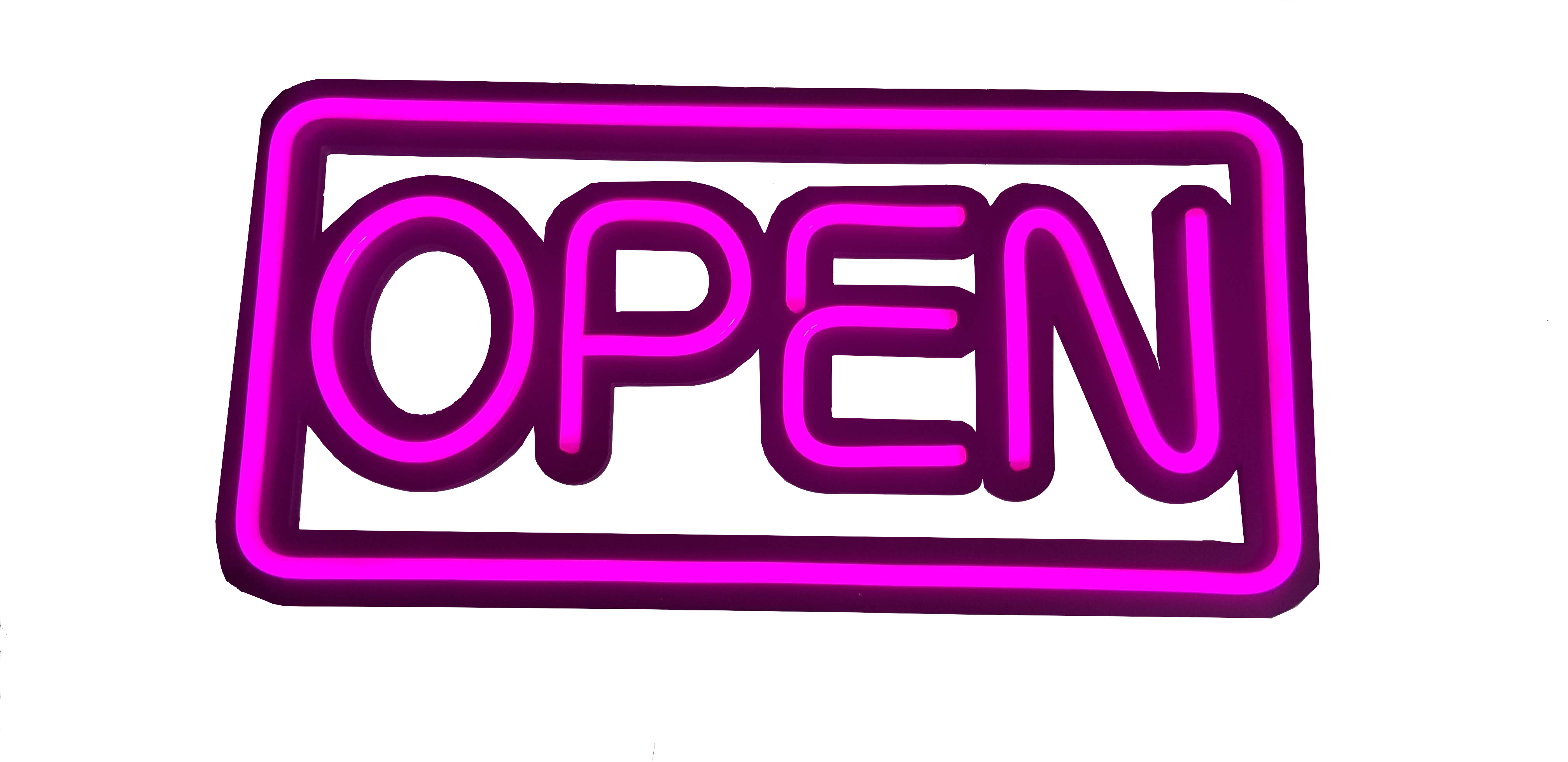 Open Sign Neon - Pink Large