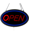 Open Sign - Simple resin Red/Blue - UK-signs.com